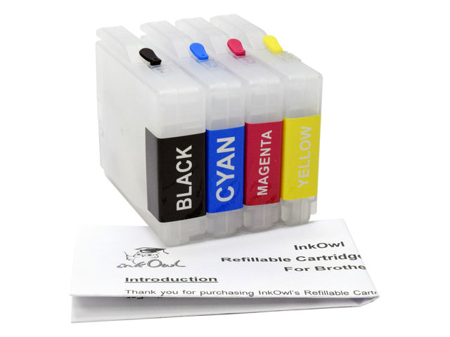 Easy-to-refill Standard-Size Cartridge Pack for BROTHER LC51 and others
